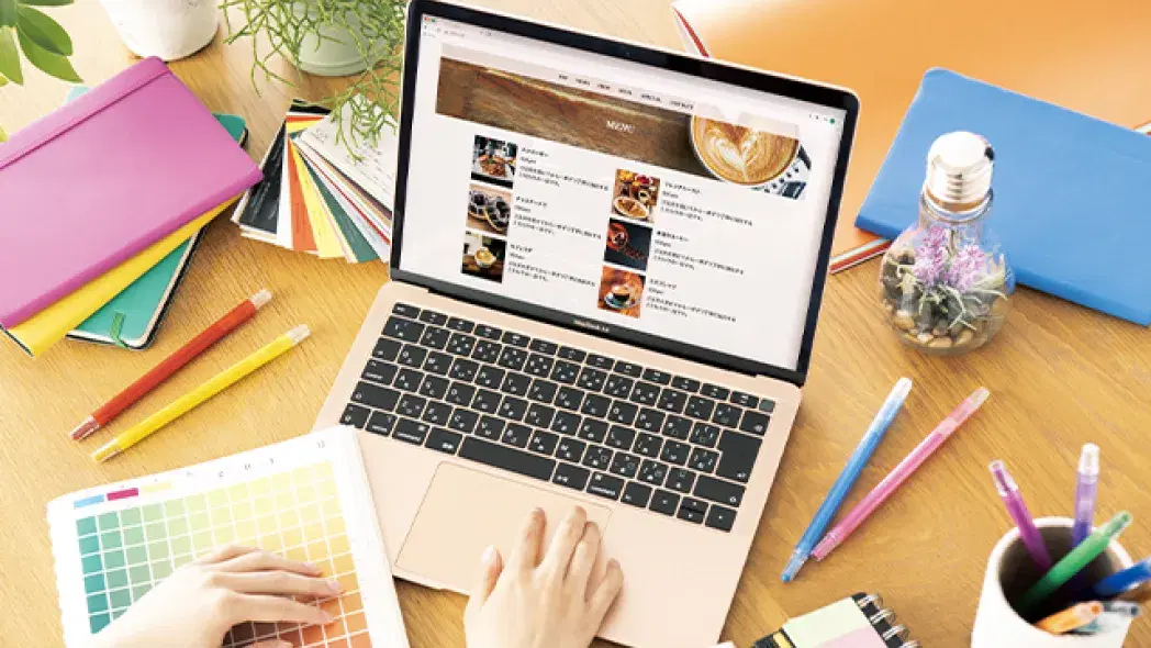 Scene of a web design class