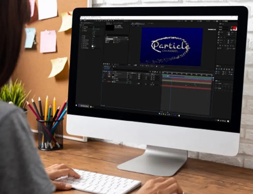 映像制作の授業風景