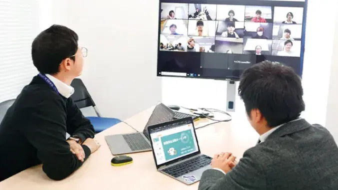 フィードバック中の様子