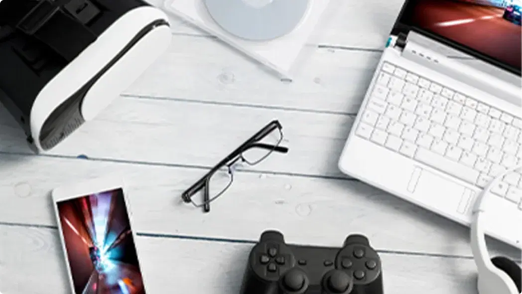 ゲーム機が置いてある様子