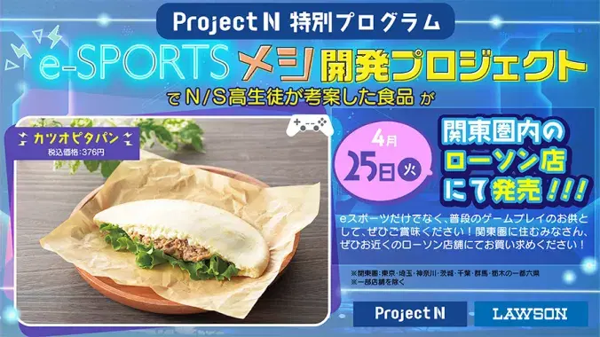 e-SPORTSメシ開発プロジェクトのポスター