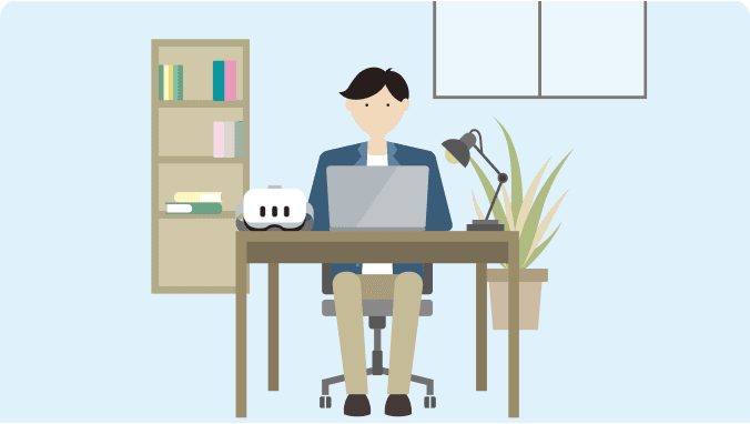 ネットコースのイメージイラスト