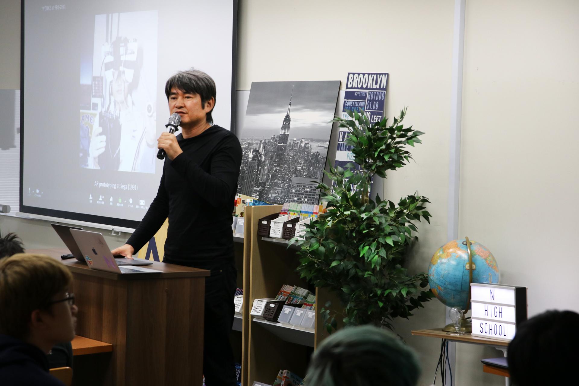 ～【プロジェクトN】活動レポート～ <br>ゲームクリエイター・水口哲也氏による特別授業<br>ヘルスケアゲーム制作プロジェクト