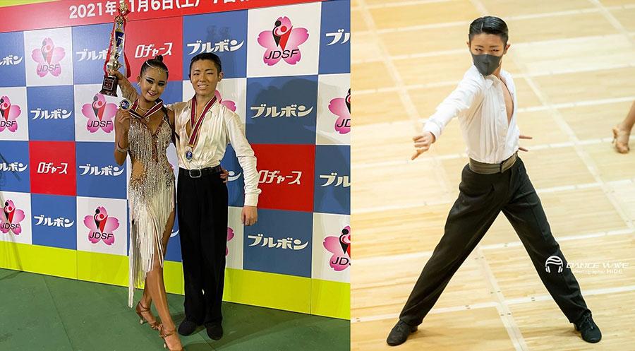髙橋海さんペア「第41回三笠宮杯全日本ダンススポーツ選手権大会<br />第14回U-23オールジャパン・ダンススポーツカップ ラテン」優勝