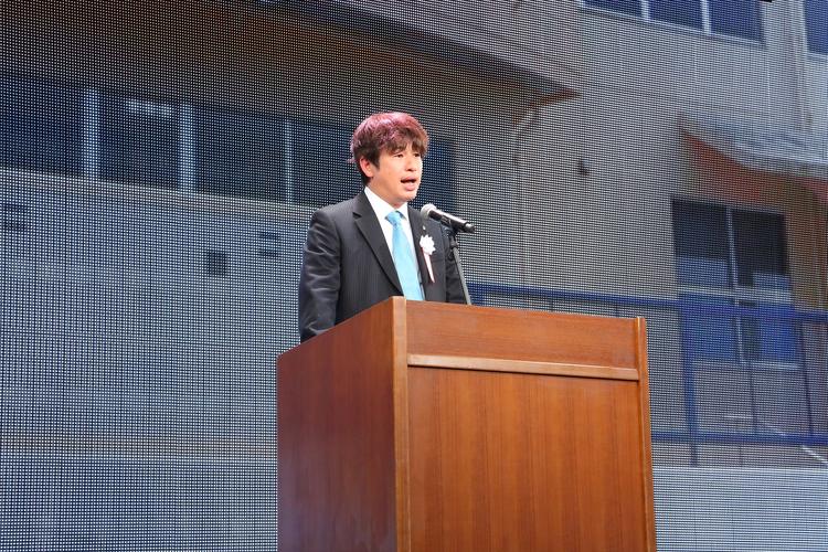 【平成29年度入学式】川上量生理事による祝辞のサムネイル