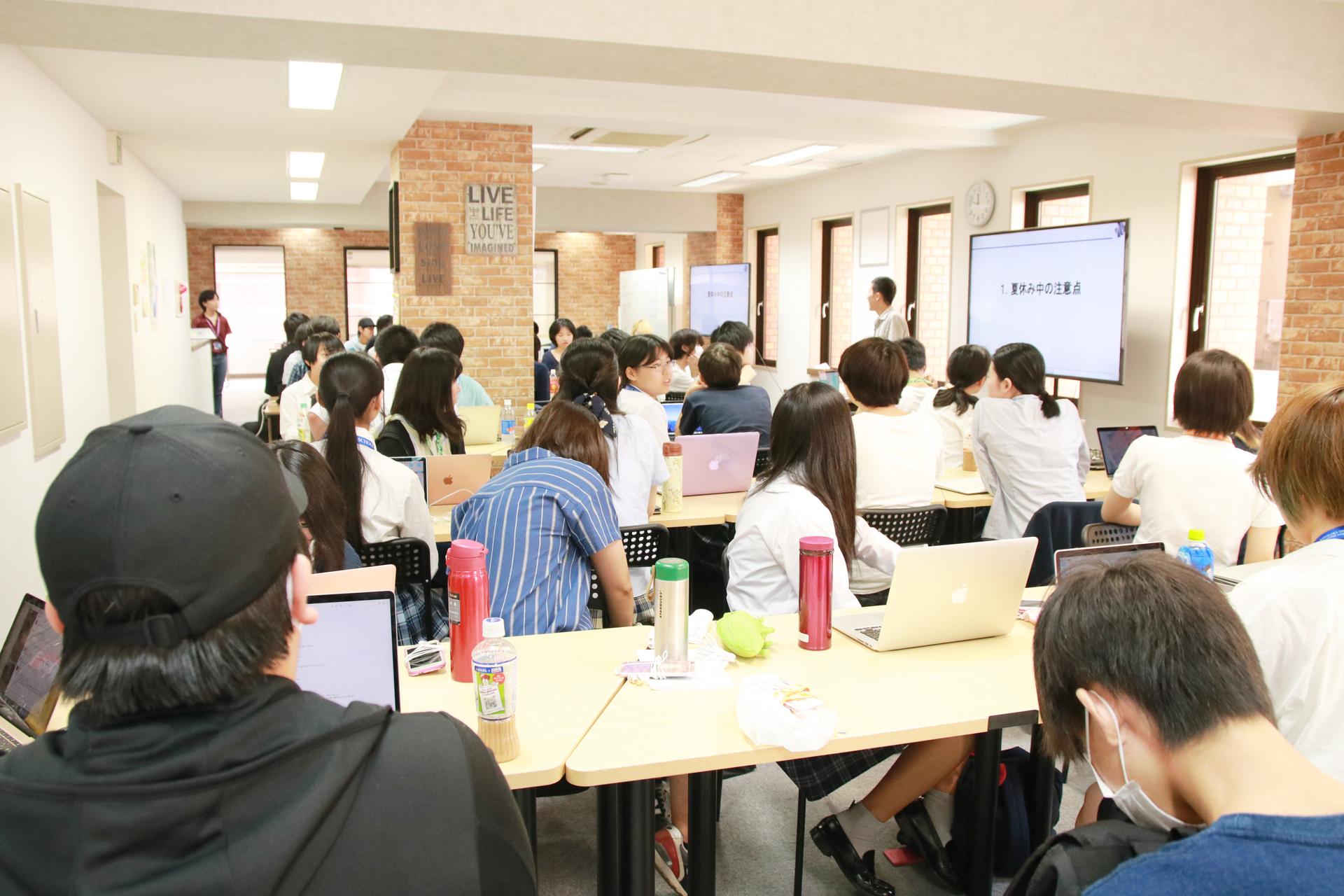 1学期終業式～入学からの3か月間を振り返って