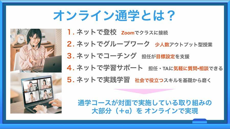 今春開設の「オンライン通学コース」とは？こんな人におすすめ！