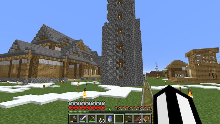 【オンライン通学コース】マインクラフトの授業がスタート！自由な発想によるクリエイティブが炸裂のサムネイル