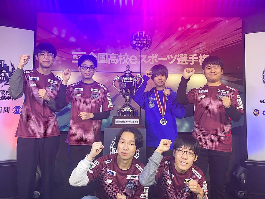 eスポーツ部 N高チーム「第5回 全国高校eスポーツ選手権」<br>リーグ・オブ・レジェンド部門で優勝<br> rre選手 MVP賞 受賞