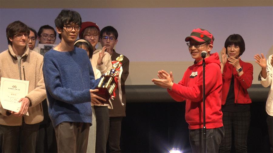 N高・2年 宇枝礼央さんが<br>『神ゲー創造主エボリューション』の「GAME PRIZE OF JAPAN」にて<br>U18グランプリを受賞