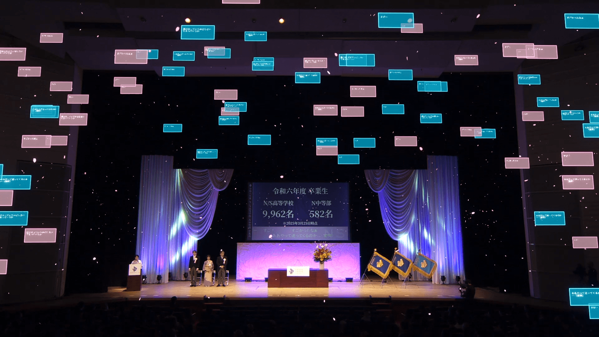 2025年4月にR高等学校を開校する群馬県で<br>令和六年度N高等学校・S高等学校・N中等部合同卒業式 開催<br>約1万名が卒業・修了