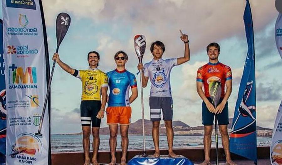 福田カポノ瑳介さん <br> SUP (スタンドアップパドル)サーフィン「Gran Canaria Pro-Am」で優勝